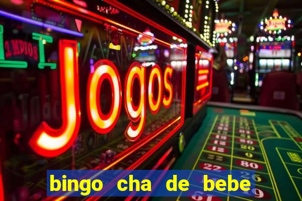 bingo cha de bebe cartelas para imprimir